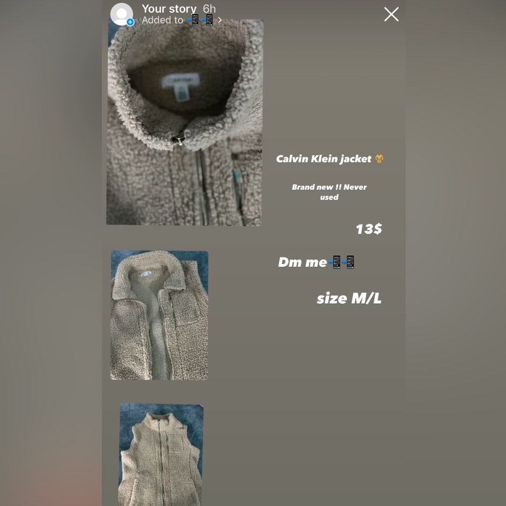 CALVIN KLEIN soft jacket 🥰